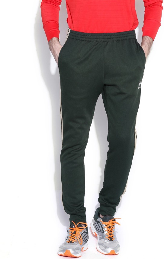 adidas olive green track pants