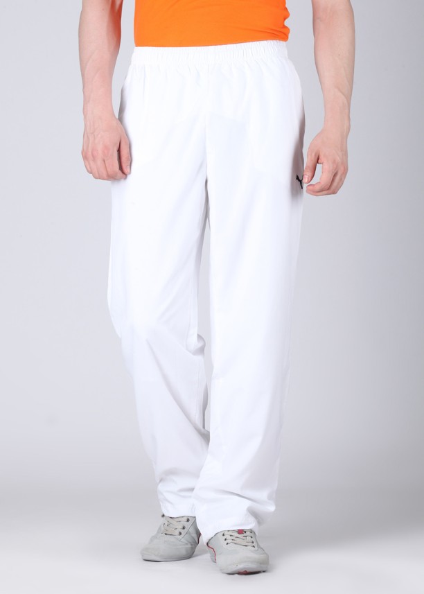 puma white track pants