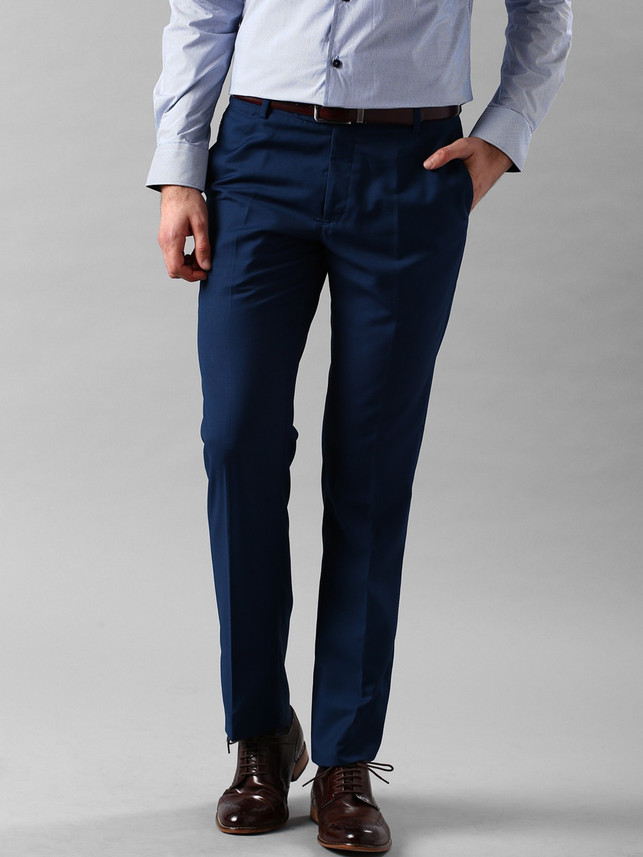 Navy Blue INVICTUS Slim Fit Men 