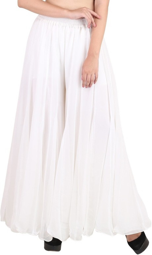 White palazzo pants flipkart Outlet