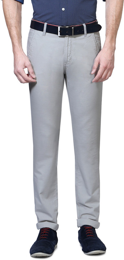 PETER ENGLAND Slim Fit Men Grey 