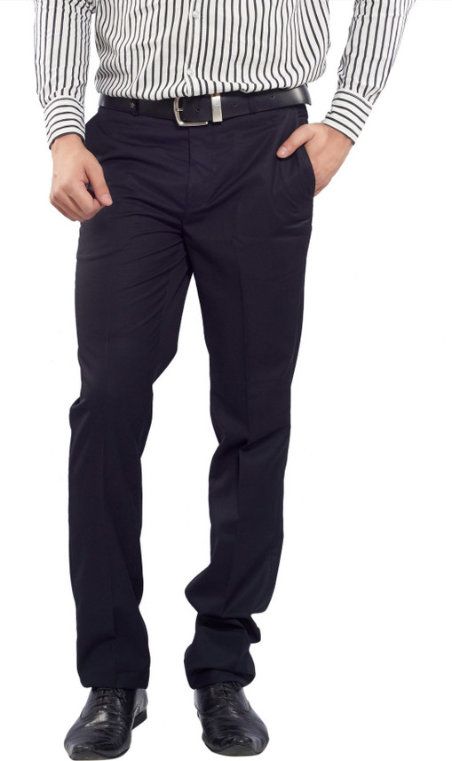 formal black trousers with loop
