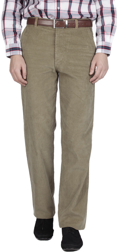 Color plus corduroy trousers online clearance