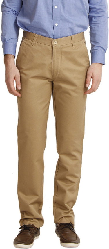 CANTABIL Khaki Wrinkle Free Casual Slim 