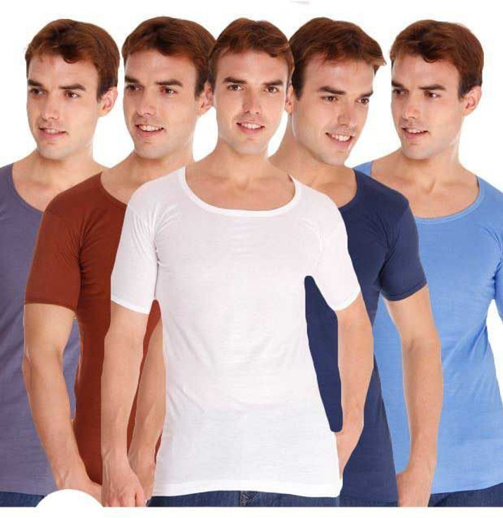 half sleeve colour vest