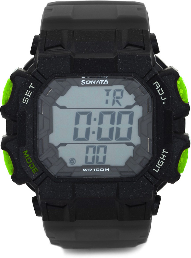 how to set date in sonata digital watch