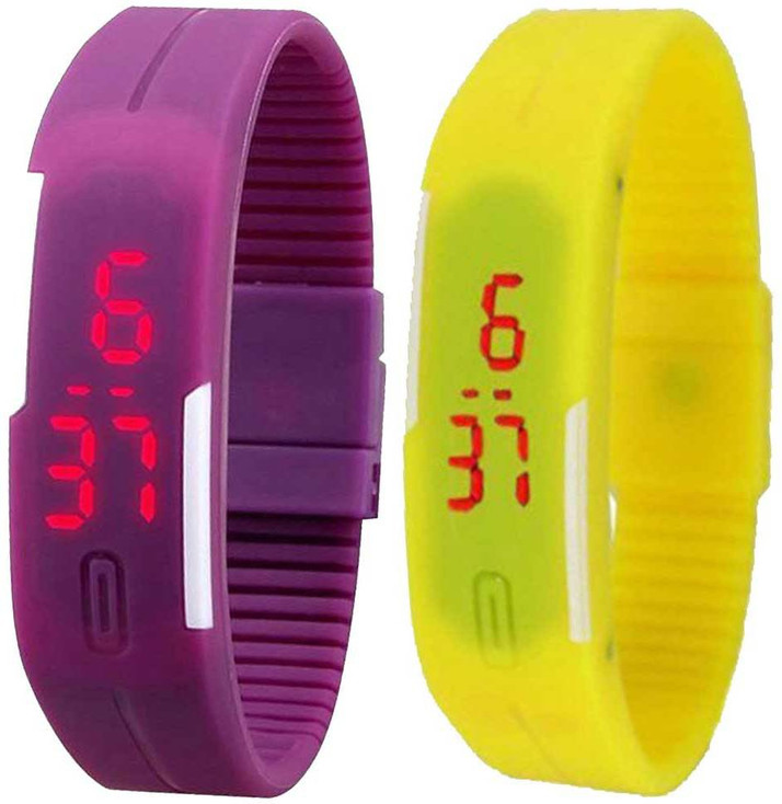 digital led band watch