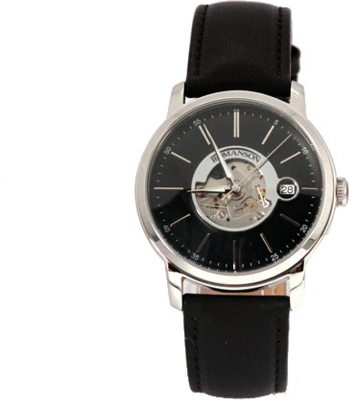 romanson skeleton watch