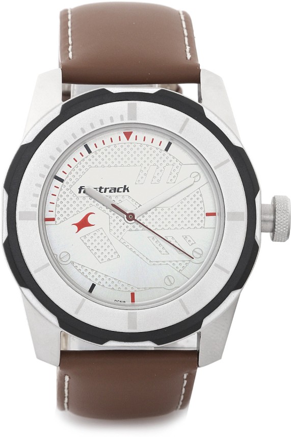 fastrack leather strap price