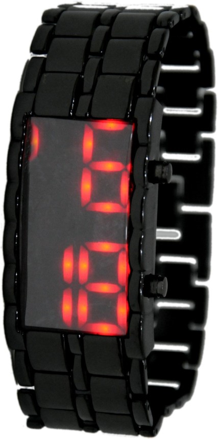 faceless digital watch