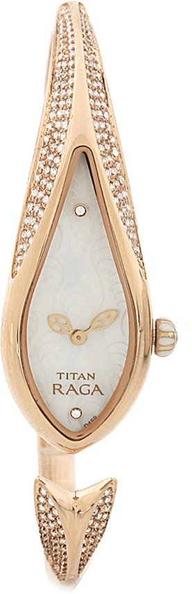 titan raga rose gold flipkart