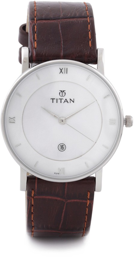 Titan leather 2025 watches flipkart