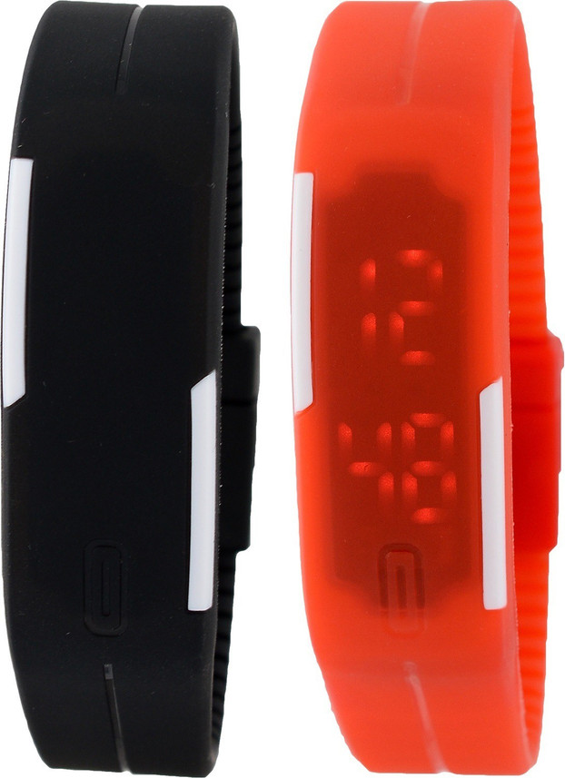 pappi boss led band watch