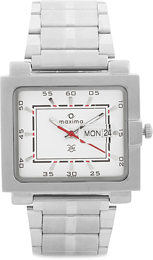 maxima square dial watches