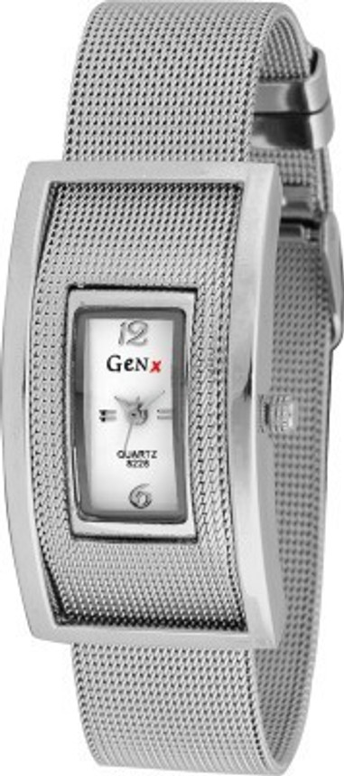 genx steel wrist watch for womens