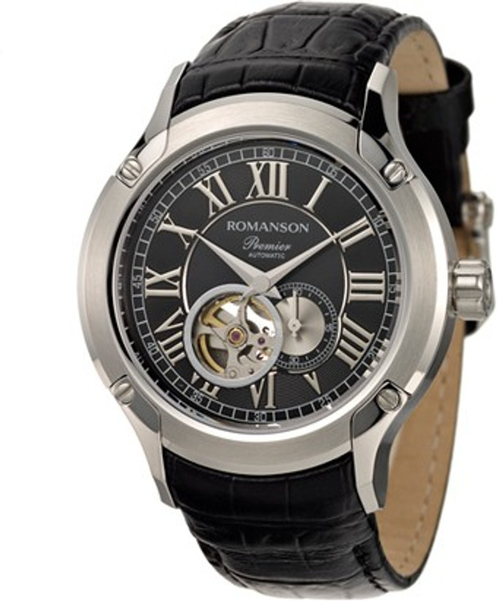 romanson skeleton watch