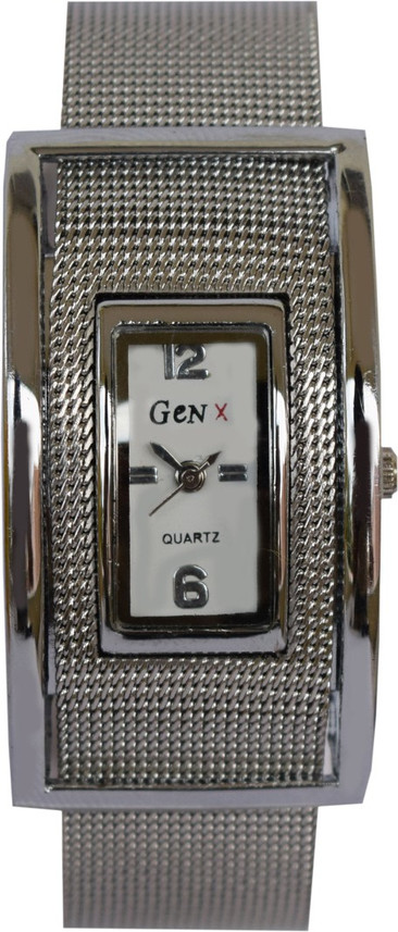 genx steel wrist watch for womens