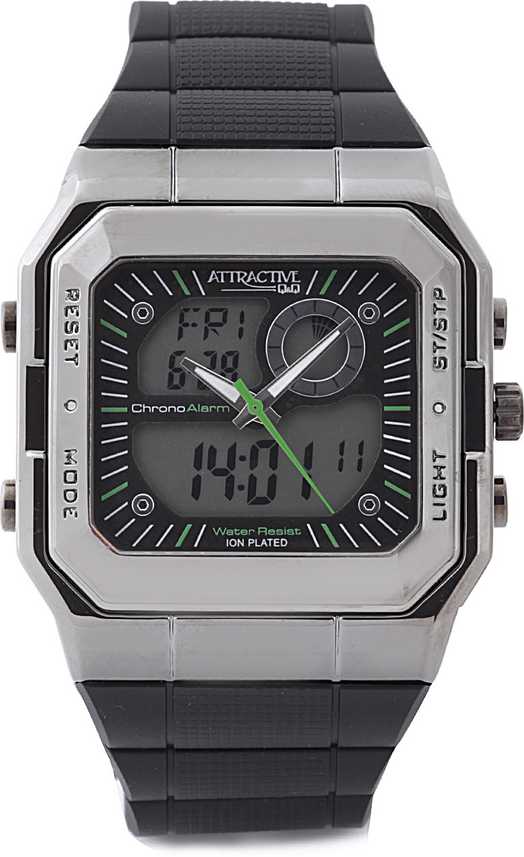 Q Q De02j502y Attractive Analog Digital Watch For Men Buy Q Q De02j502y Attractive Analog Digital Watch For Men De02j502y Online At Best Prices In India Flipkart Com
