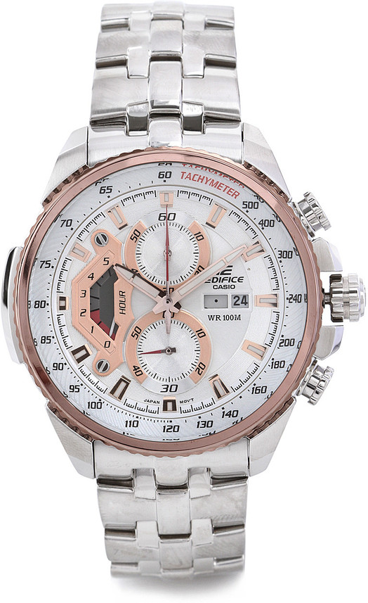 edifice casio tachymeter wr100m