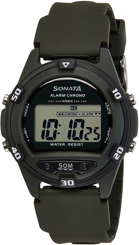 sonata 77033pp02 digital watch