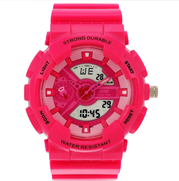 digital watch pink colour