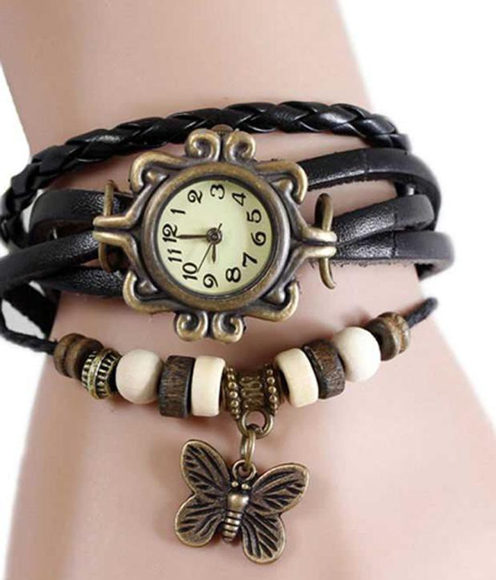 vintage butterfly watch