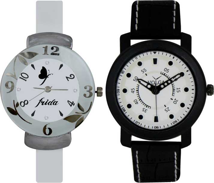 Frida Designer Volga Beautiful New Branded Type Watches Men And Women Combo195 Volga Band Analog Watch For Couple Buy Frida Designer Volga Beautiful New Branded Type Watches Men And Women