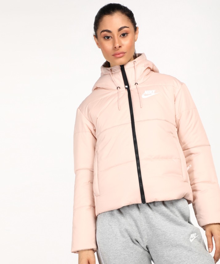 nike full sleeve solid women jacket