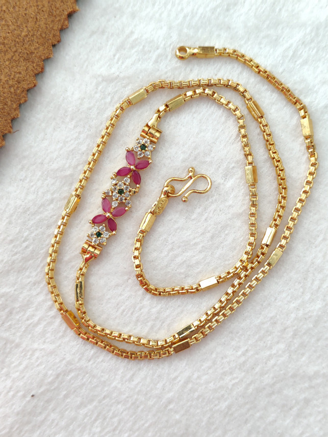 VARNIJEWELLS MOHINI MOP M.S. CHAIN 
