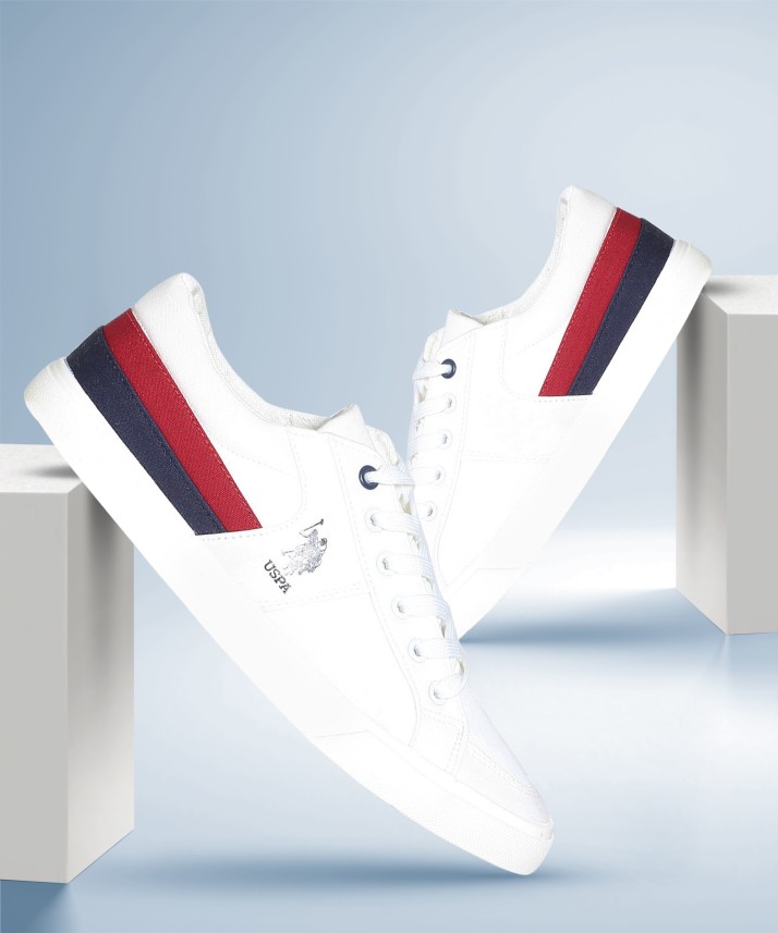 us polo white shoes for men