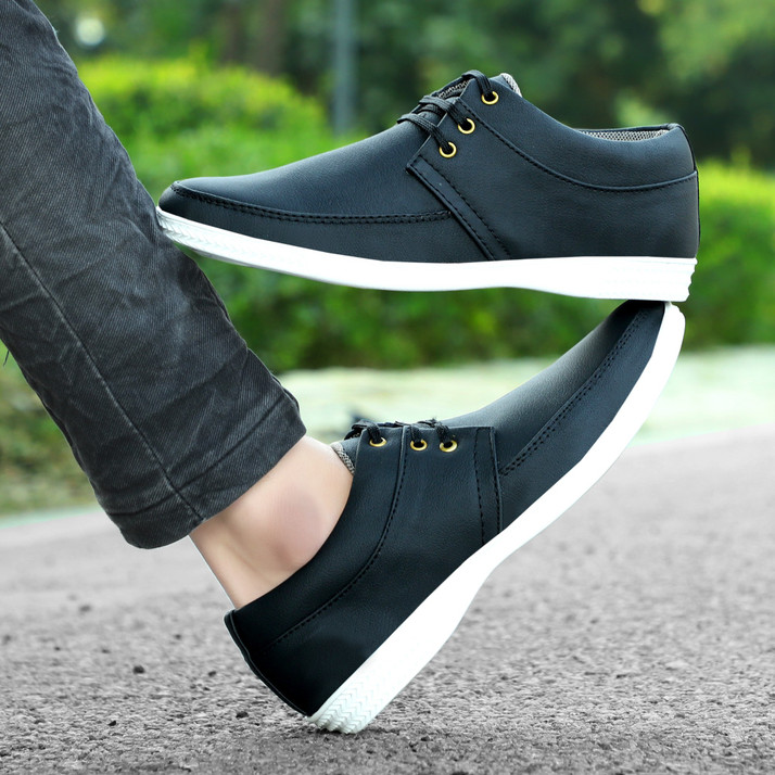 smart black sneakers
