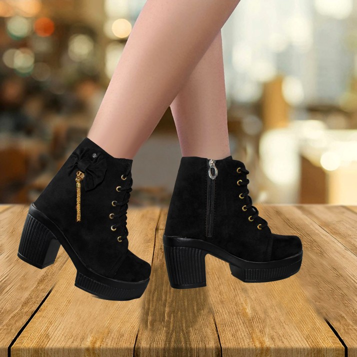 high heel boots flipkart