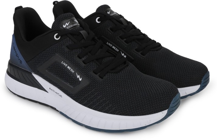 campus evok white running shoes