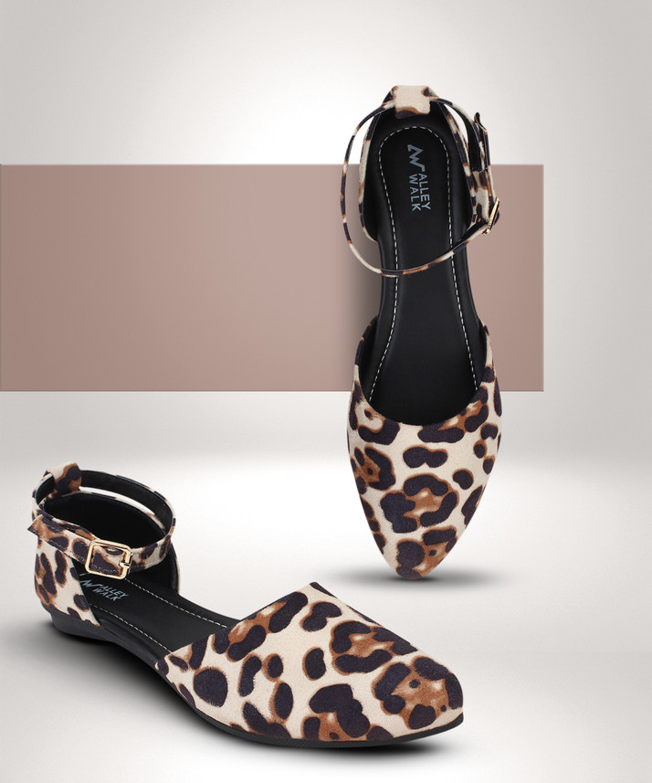 leopard ankle strap sandals