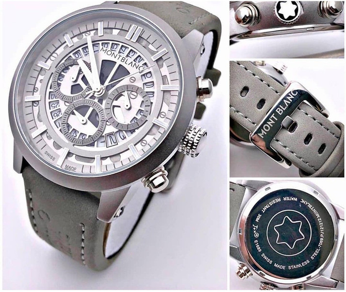mont blanc grey watch