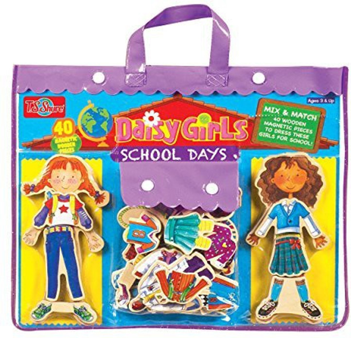 wooden magnetic paper dolls