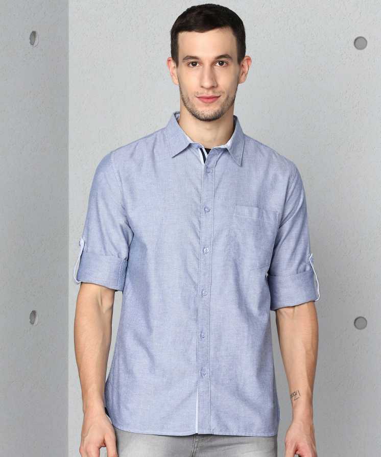 METRONAUT Men Slim Fit Solid Formal Shirt