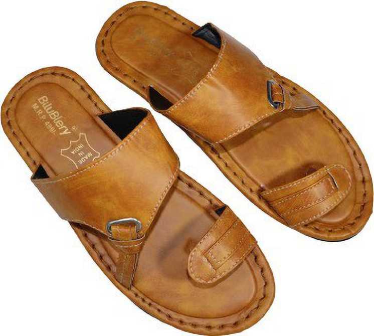[Size 8] MDS STORE Men Stylish Fancy Slipper-H08 Orange Sandal