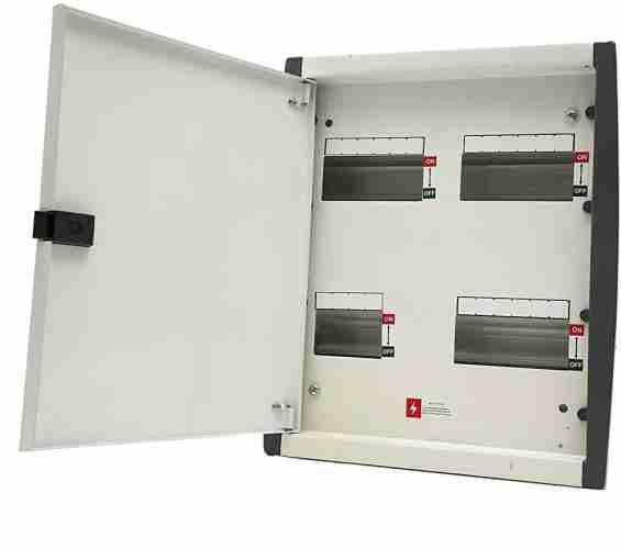 Suntech Industries TPN SPN Metal Double Door MCB Box (4 Way TPN ...