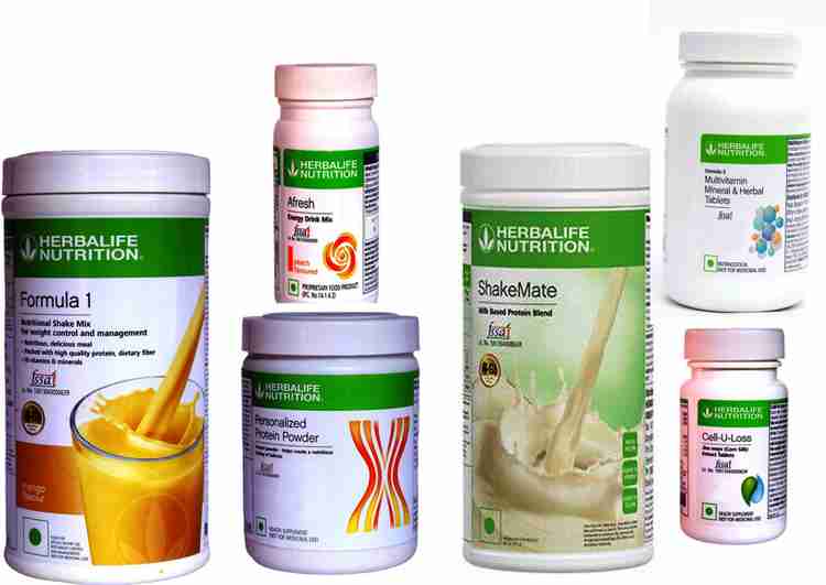 Herbalife Nutrition Formula 1 Mango,Protein,Afresh Peach, Shake Mate