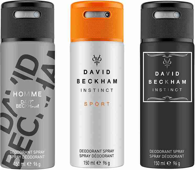 DAVID BECKHAM Instinct Sport & Instinct & Homme Deodorant Spray - For ...