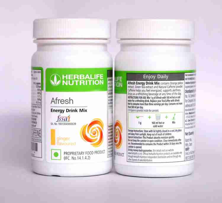 Herbalife Nutrition AFRESH ENERGY DRINK GINGER FLAVOUR Energy Bars