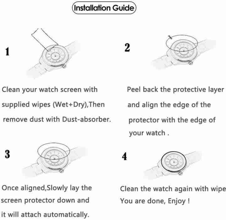 Spnrs Screen Guard for JLNG Apple watch edition series 5 40MM (TPU