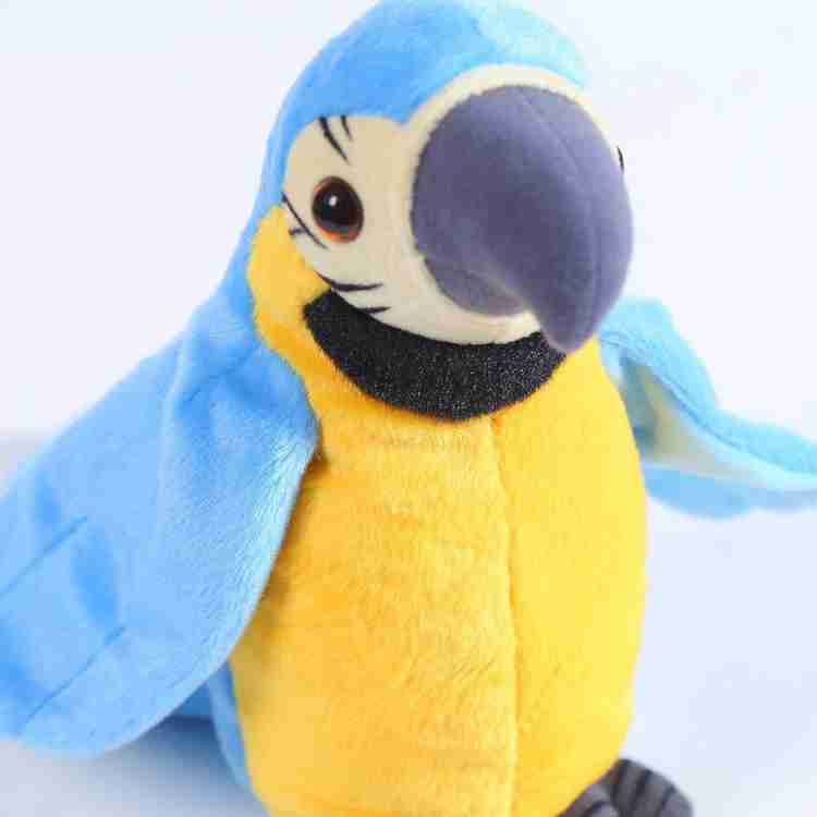 FunBlast Talk Back Parrot Plush Toys for babies Cute Talking Parrot