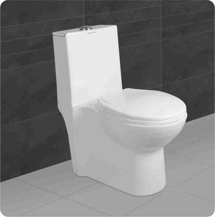 BM BELMONTE Ceramic Floor Mounted Rimless One Piece Western Closet/EWC