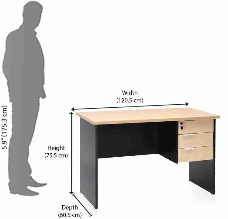 Nilkamal Brilliant Engineered Wood Office Table Price in India Buy Nilkamal Brilliant