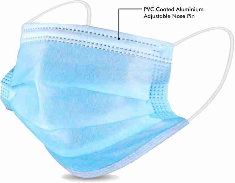 Sumit Surgical 3 Ply Disposable Built IN Nose Pin, 95 Particle