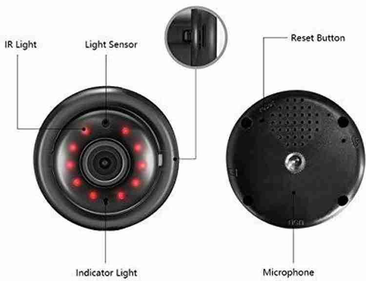 SIOVS Spy CAMERA Wireless WiFi Night Vision hidden Camera (Not Battery