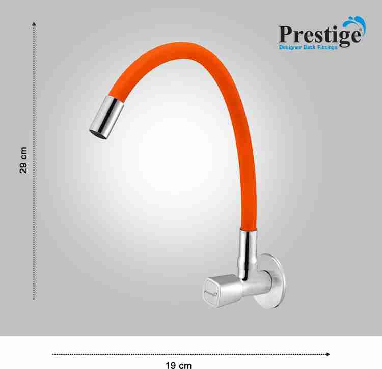 Prestige DIXY Flexible Sink Cock Orange Pillar Tap Faucet Price in