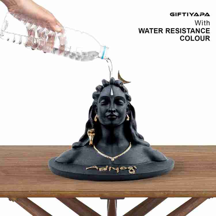 SBBCO Adiyogi Shiva Statue for Car Dashboard Accessories, Pooja & Gift, Shiv Murti Idol Figurine